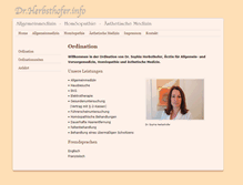 Tablet Screenshot of herbsthofer.info