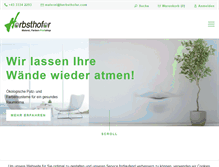 Tablet Screenshot of herbsthofer.com